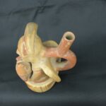 Pre Columbian Moche Ceramic Bottle Sacrificial Ritual Artifact Peru - Imagen 9