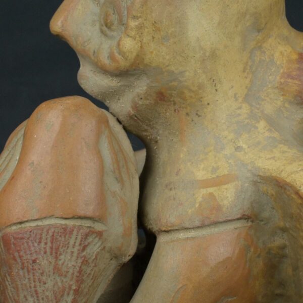 Pre Columbian Moche Ceramic Bottle Sacrificial Ritual Artifact Peru - Imagen 13