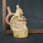 Pre Columbian Moche Ceramic Bottle Sacrificial Ritual Artifact Peru - Imagen 17
