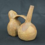 Pre Columbian Moche Ceramic Whistle Ritual Artifact Andean Piece - Imagen 2