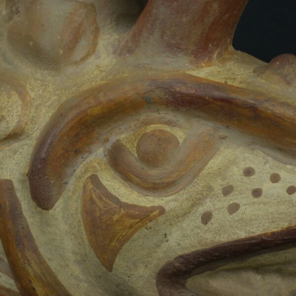 Pre Columbian Moche Ceramic Fish Vessel Ritual Artifact Peru - Imagen 14
