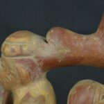 Pre Columbian Moche Ceramic Fish Vessel Ritual Artifact Peru - Imagen 15
