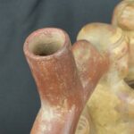 Pre Columbian Moche Ceramic Fish Vessel Ritual Artifact Peru - Imagen 19