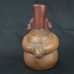 Pre Columbian Moche Ceramic Bottle Ritual Artifact Collector Piece - Imagen 6