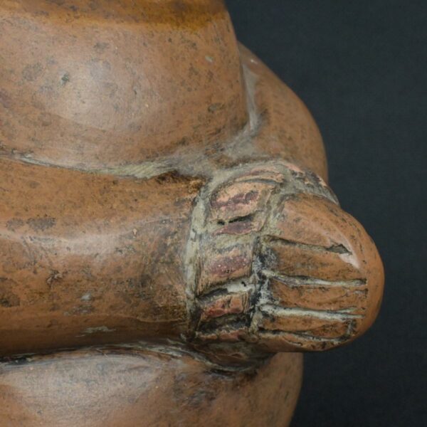 Pre Columbian Moche Ceramic Bottle Ritual Artifact Collector Piece - Imagen 15
