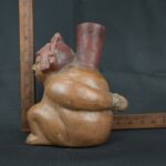 Pre Columbian Moche Ceramic Bottle Ritual Artifact Collector Piece - Imagen 17