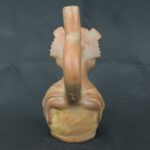 Pre Columbian Moche Ceramic Vessel Ritual Artifact Peru Collectible - Imagen 4