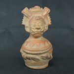 Pre Columbian Moche Ceramic Vessel Ritual Artifact Peru Collectible - Imagen 8