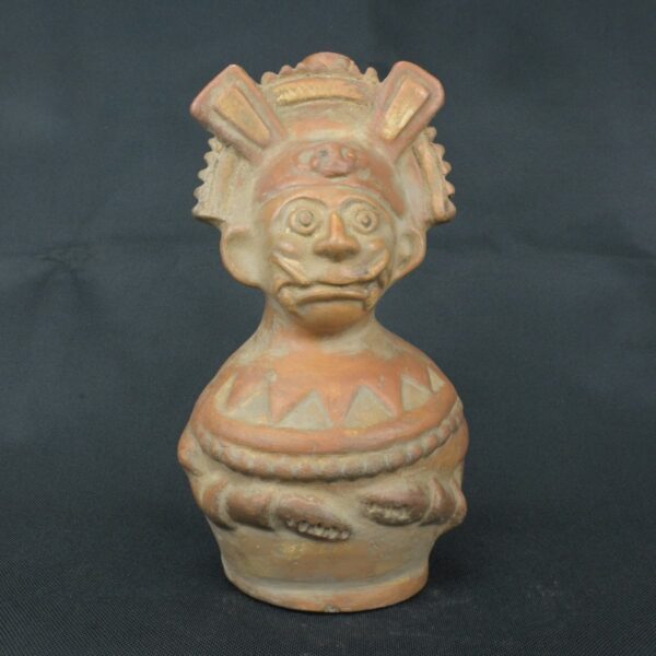 Pre Columbian Moche Ceramic Vessel Ritual Artifact Peru Collectible - Imagen 8