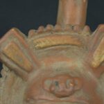 Pre Columbian Moche Ceramic Vessel Ritual Artifact Peru Collectible - Imagen 14