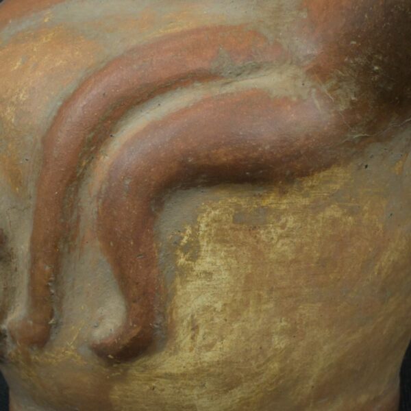 Pre Columbian Moche Ceramic Vessel Ritual Artifact Peru Collectible - Imagen 15