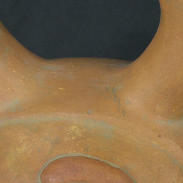 Pre Columbian Moche Ceramic Stirrup Bottle Ritual Artifact Peru - Imagen 13