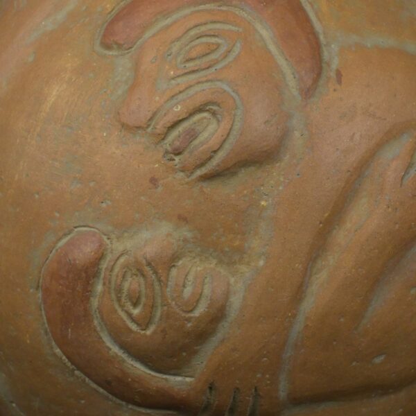 Pre Columbian Moche Ceramic Stirrup Bottle Ritual Artifact Peru - Imagen 16