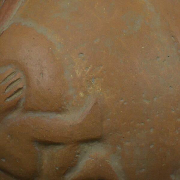 Pre Columbian Moche Ceramic Stirrup Bottle Ritual Artifact Peru - Imagen 17