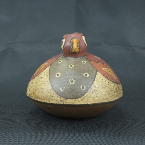 Pre Columbian Nazca Ceramic Bottle Ritual Artifact Andean Collectible - Imagen 7