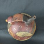 Pre Columbian Nazca Ceramic Bottle Ritual Artifact Andean Collectible - Imagen 9