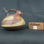 Pre Columbian Nazca Ceramic Bottle Ritual Artifact Andean Collectible - Imagen 17