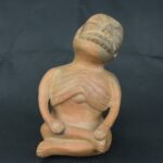Pre Columbian Moche Ceramic Bottle Ritual Artifact Peru Collectible - Imagen 2