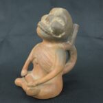 Pre Columbian Moche Ceramic Bottle Ritual Artifact Peru Collectible - Imagen 3