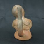 Pre Columbian Moche Ceramic Bottle Ritual Artifact Peru Collectible - Imagen 6