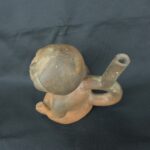 Pre Columbian Moche Ceramic Bottle Ritual Artifact Peru Collectible - Imagen 9