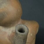 Pre Columbian Moche Ceramic Bottle Ritual Artifact Peru Collectible - Imagen 15