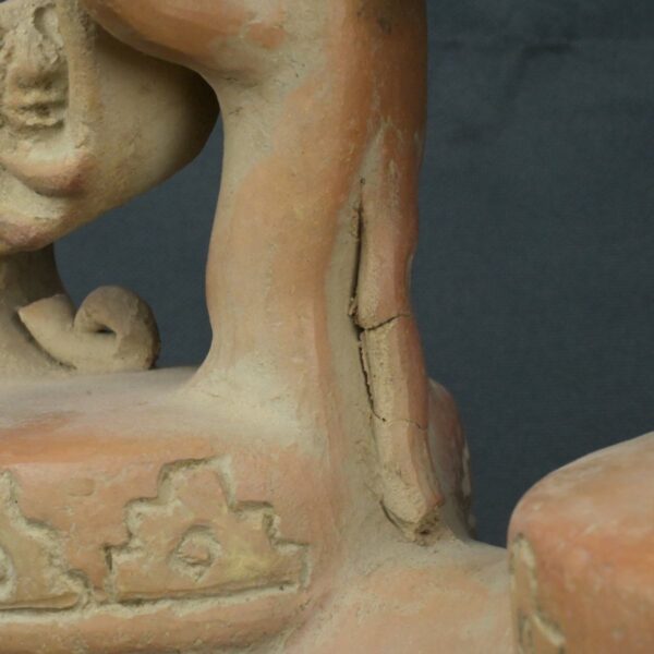 Pre Columbian Vicus Ceramic Ritual Bottle Andean Artifact - Imagen 12