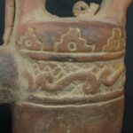 Pre Columbian Vicus Ceramic Ritual Bottle Andean Artifact - Imagen 16