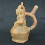 Pre Columbian Moche Ceramic Noblewoman Vessel Ancient Artifact