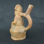 Pre Columbian Moche Ceramic Noblewoman Vessel Ancient Artifact - Imagen 2
