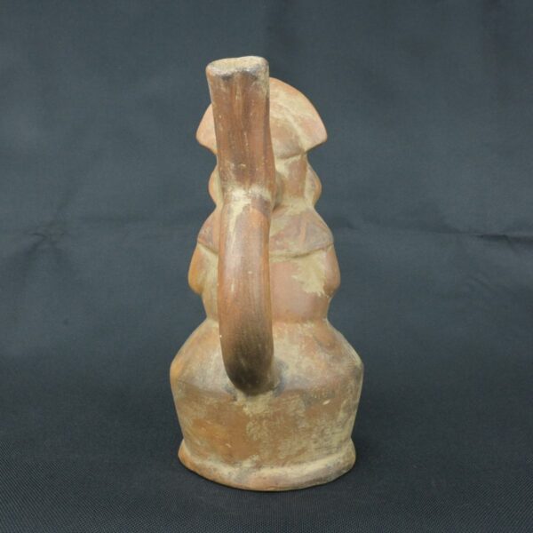 Pre Columbian Moche Ceramic Noblewoman Vessel Ancient Artifact - Imagen 3