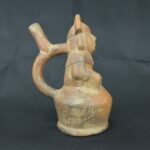 Pre Columbian Moche Ceramic Noblewoman Vessel Ancient Artifact - Imagen 5