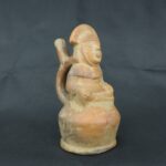 Pre Columbian Moche Ceramic Noblewoman Vessel Ancient Artifact - Imagen 6